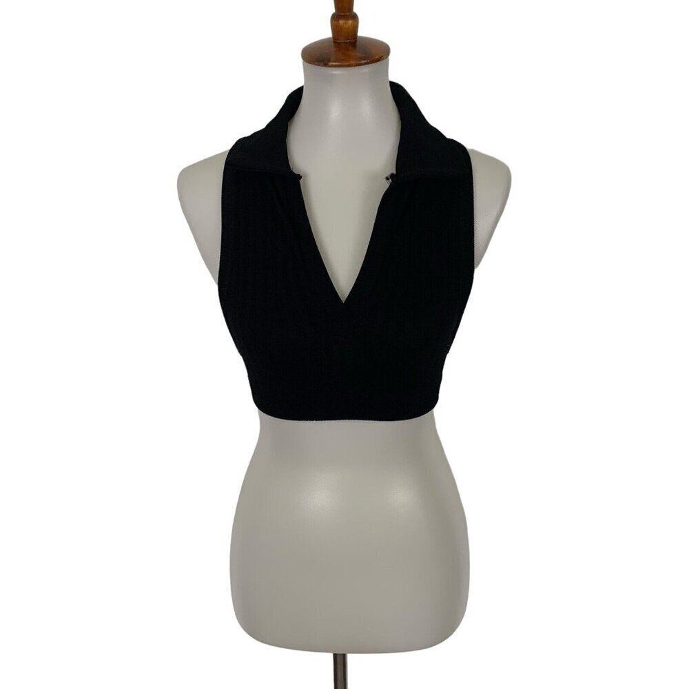 Out From Under Urban Outfitters Women’s Crop Top XS/S Black Stretch Short Sleeve